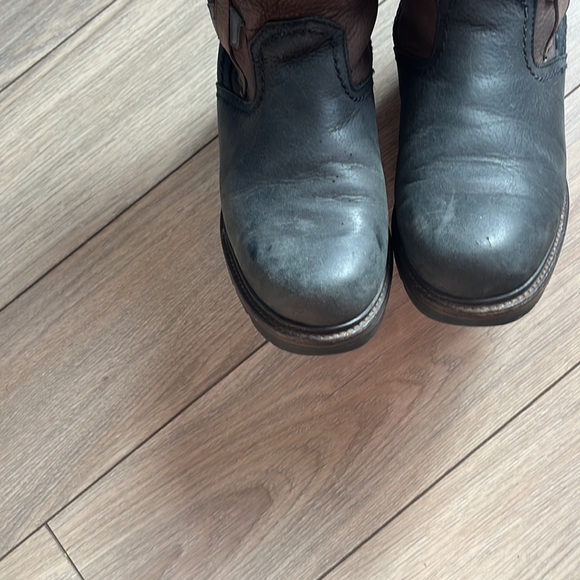 Anfibio il Java Nubuck Suede Shepskin Eskimo Scène Multi Color Tall - Picture 5 of 12